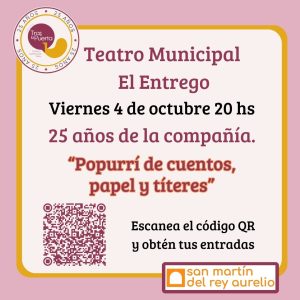 narración oral y Títeres: Popurrí de cuentos, papel y títeres