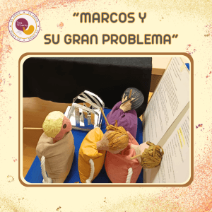 Títeres: Marcos y su gran problema  ( teatro foro sobre alcoholismo)