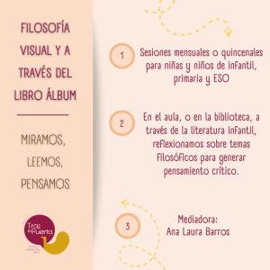 TALLER: Filosofía visual a través de libro álbum